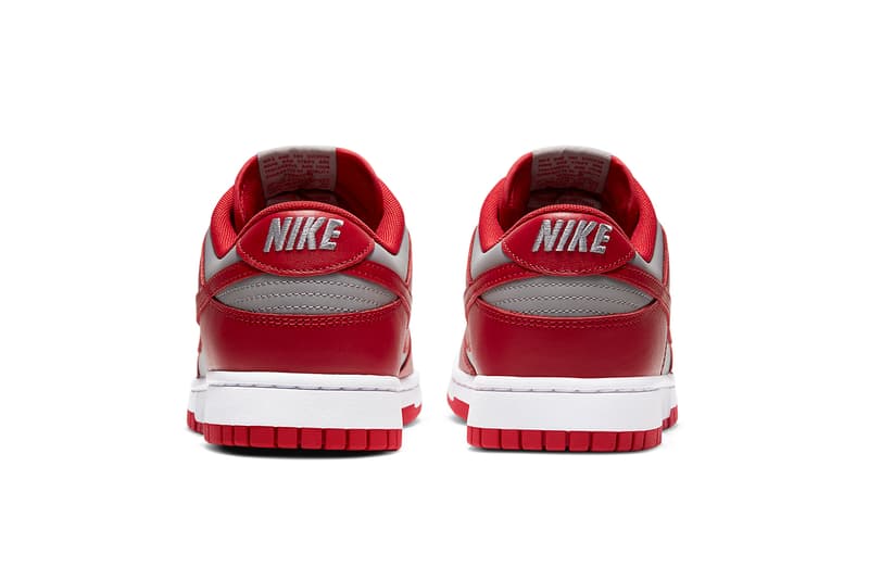 nike dunk low unlv DD1391-002 varsity red medium grey white release info photos buying guide store list
