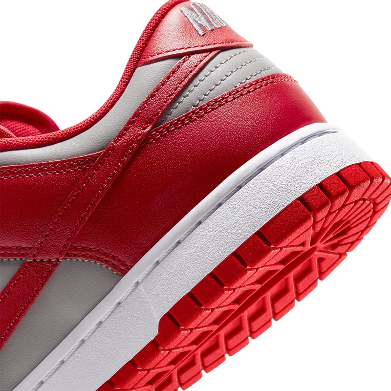 nike dunk low unlv DD1391-002 varsity red medium grey white release info photos buying guide store list 