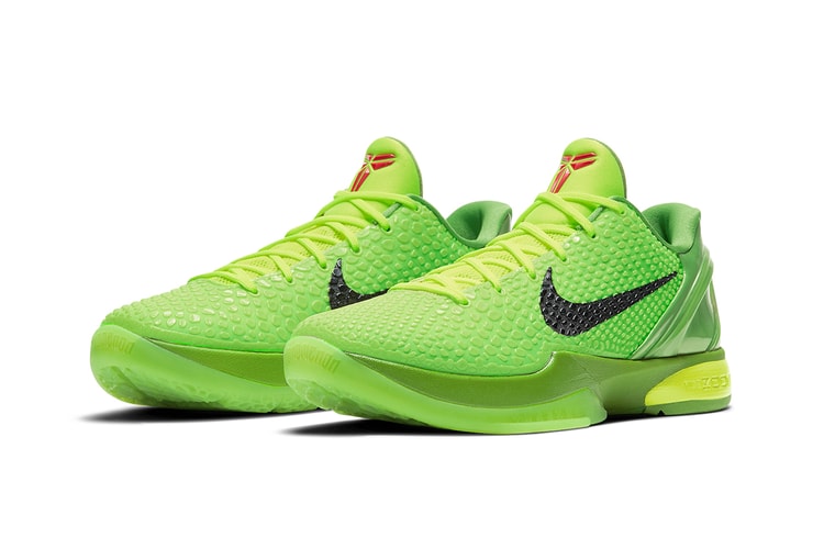 Kobe Bryant's Nike Kobe 6 "Grinch" is Officially Returning in Protro Form