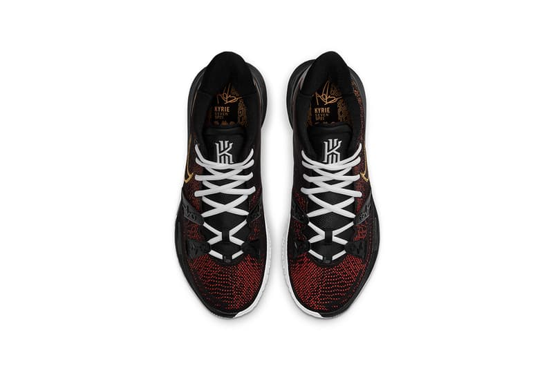 nike kyrie 7 raygun CQ9327 003 black university gold team orange release info pricing store list photos buying guide