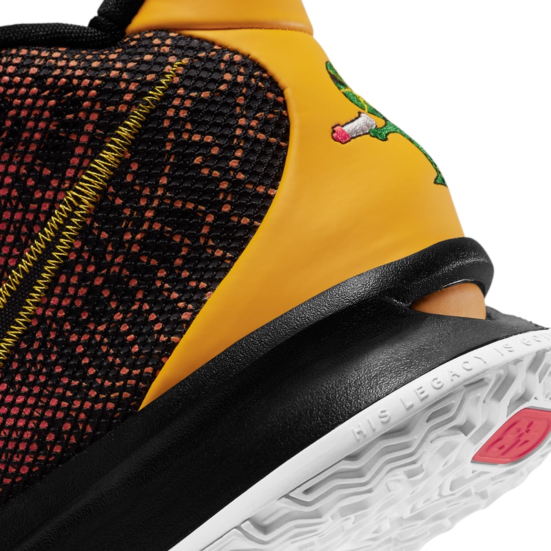 nike kyrie 7 raygun CQ9327 003 black university gold team orange release info pricing store list photos buying guide