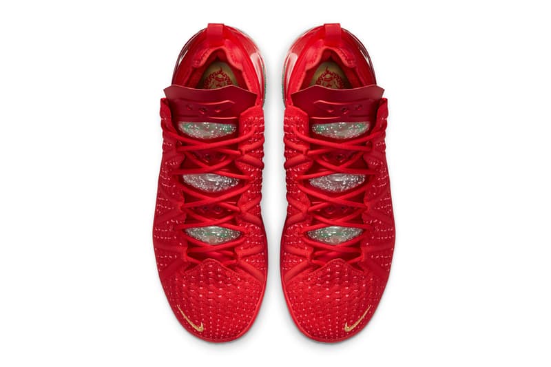 Nike LeBron 18 X-Mas in LA First Look Release Info DB8148-601 Date Buy Price James Basketball