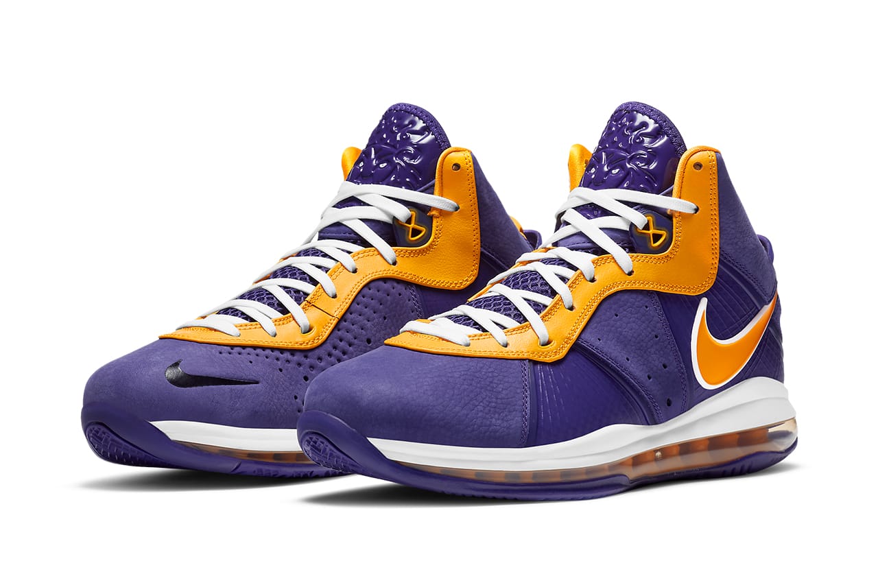 Nike LeBron 8 Lakers DC8380-500 Release 