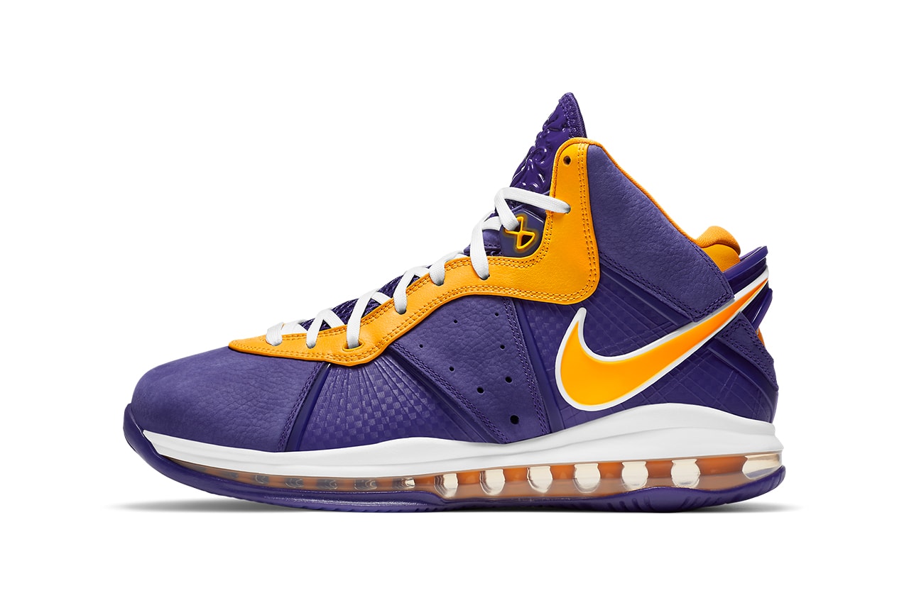 The Nike LeBron Witness 8 Gets a Black Lakers Makeover - Sneaker News