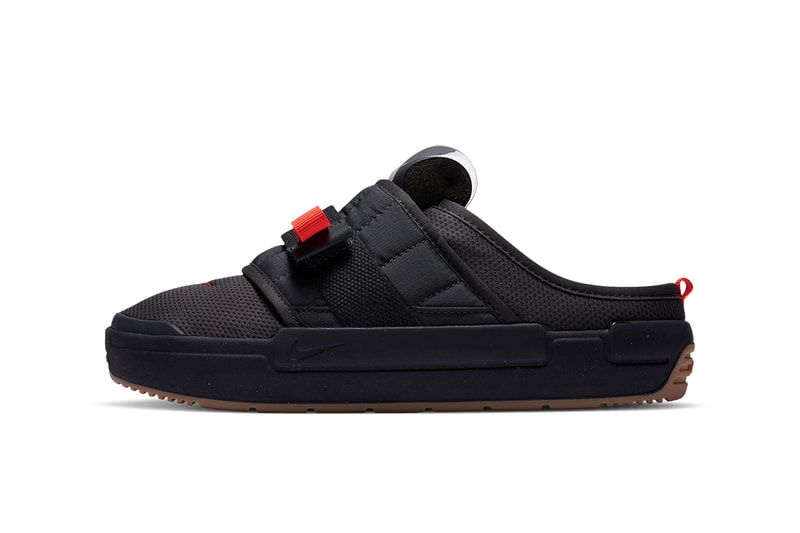 nike offline CJ0693 003 anthracite electro orange gum release info buying guide photos sandal slip on