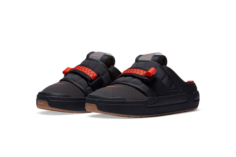 nike offline CJ0693 003 anthracite electro orange gum release info buying guide photos sandal slip on