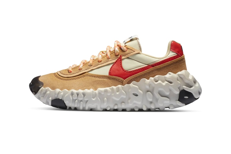 Nike OverBreak SP Fossil First Look Release Info da9784-700 Fossil Red Black Mars Yard NikeCraft Tom Sachs