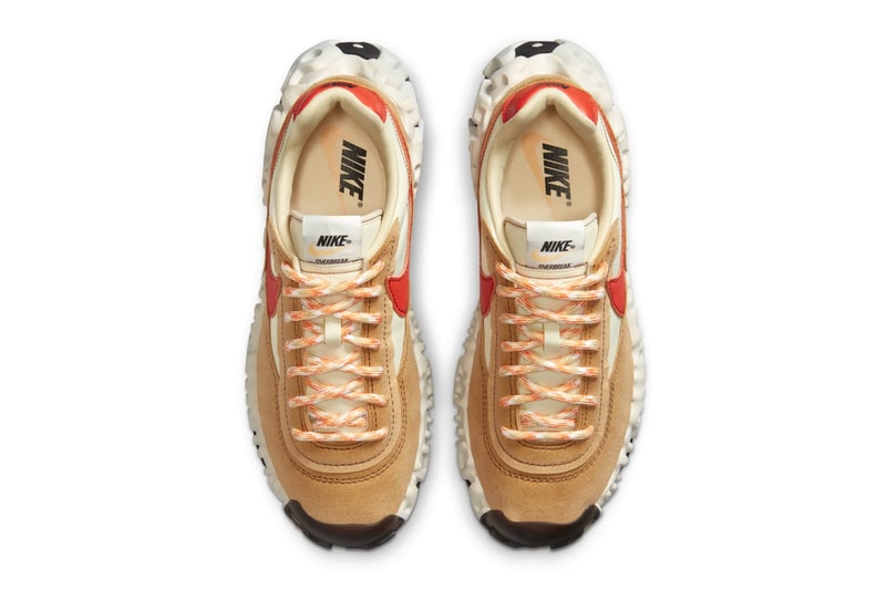 Nike OverBreak SP Fossil First Look Release Info da9784-700 Fossil Red Black Mars Yard NikeCraft Tom Sachs