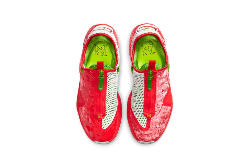 nike pg 4 christmas CD5079 602 release info crimson green apple white paul george nike basketball photos buying guide store list