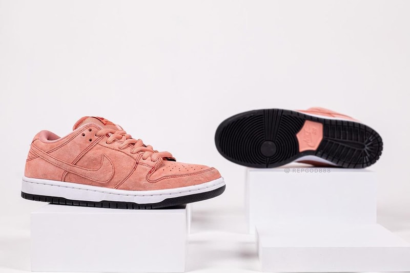 Nike SB Dunk Low "Pink Pig" Porsche Porsche 917/20 1971 24 Hours of Le Mans 39th Grand Prix of Endurance Sneaker Release Information RepGod888 First Look Closer Drop Date Skateboarding Blush Suede Swoosh OG