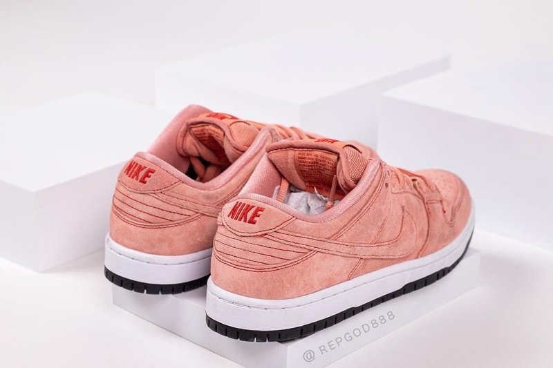 Nike SB Dunk Low "Pink Pig" Porsche Porsche 917/20 1971 24 Hours of Le Mans 39th Grand Prix of Endurance Sneaker Release Information RepGod888 First Look Closer Drop Date Skateboarding Blush Suede Swoosh OG