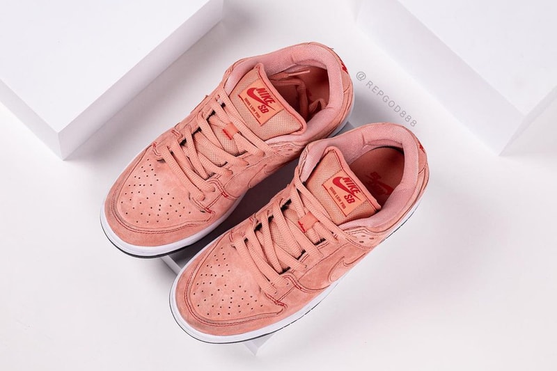 Nike SB Dunk Low "Pink Pig" Porsche Porsche 917/20 1971 24 Hours of Le Mans 39th Grand Prix of Endurance Sneaker Release Information RepGod888 First Look Closer Drop Date Skateboarding Blush Suede Swoosh OG