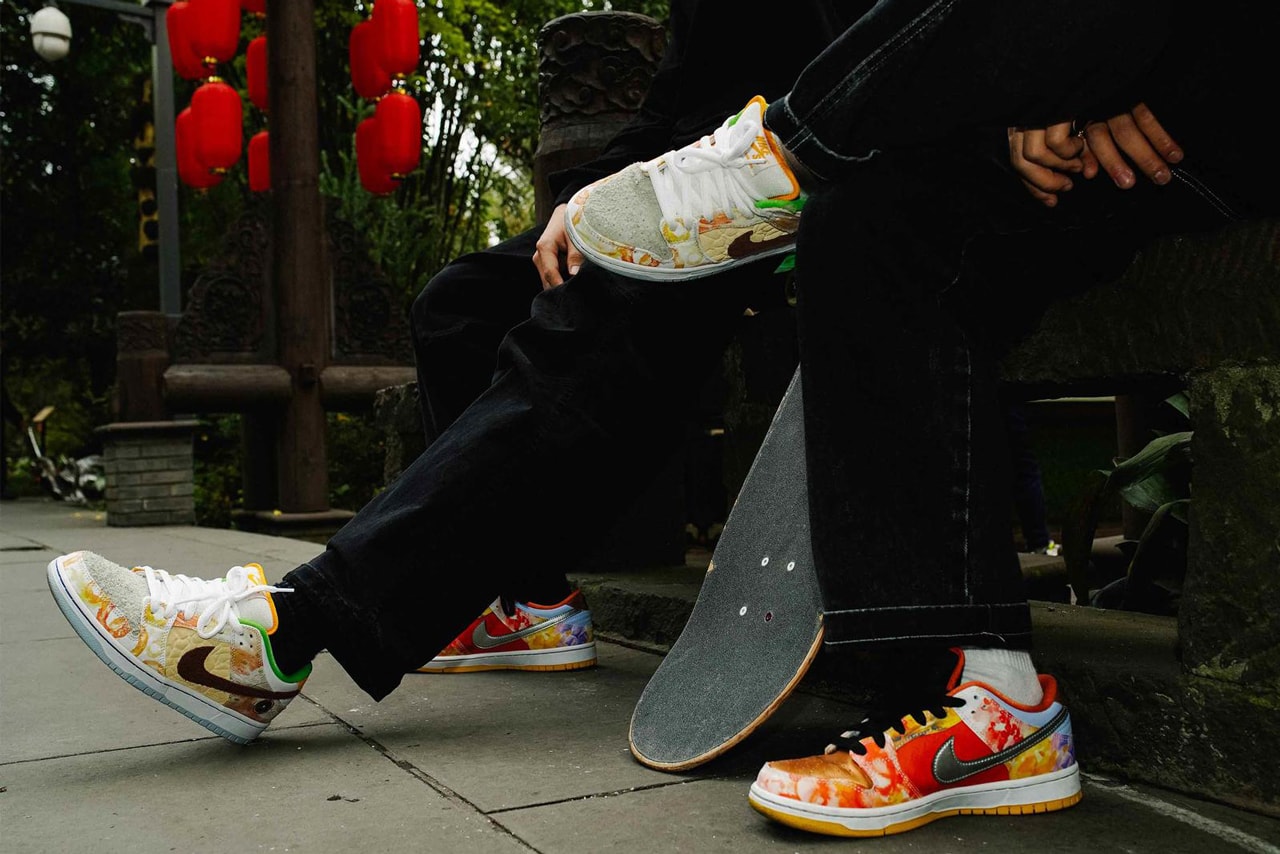 nike sb skateboarding dunk low street hawker jason deng chinese food carts street official release date info photos price store list buying guide