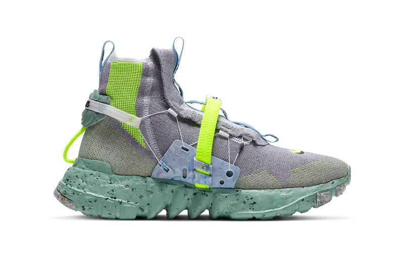 nike sportswear space hippie 03 flyease healing jade volt gray blue CQ3989 004 official release date info photos price store list buying guide