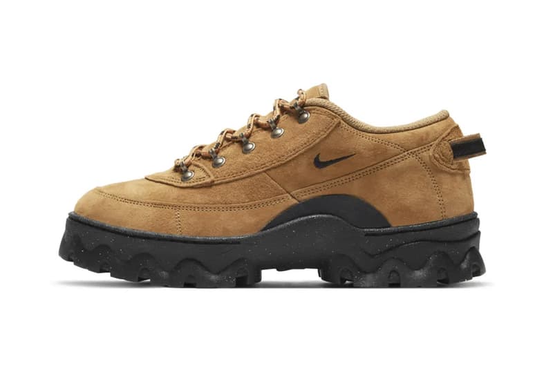 Nike Lahar Low black wheat release information hiking boot low profile women's 