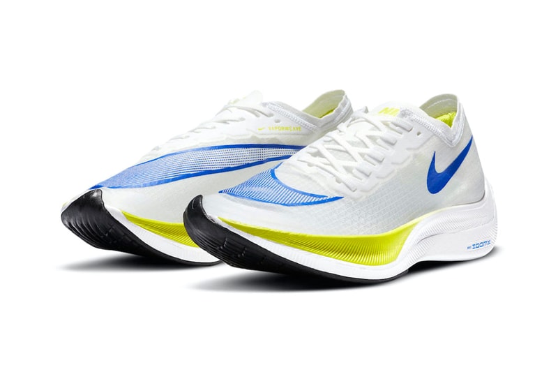 nike running zoomX white cyber release information blue black yellow when do they drop
