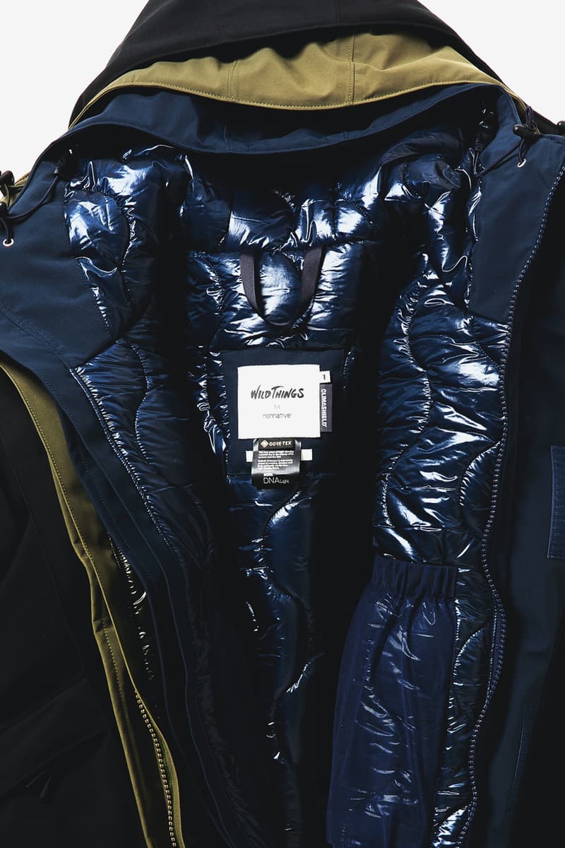 nonnative Wild Things Gramicci Midwinter Pack Release High Performance Fleece Puff Jumper Gore tex