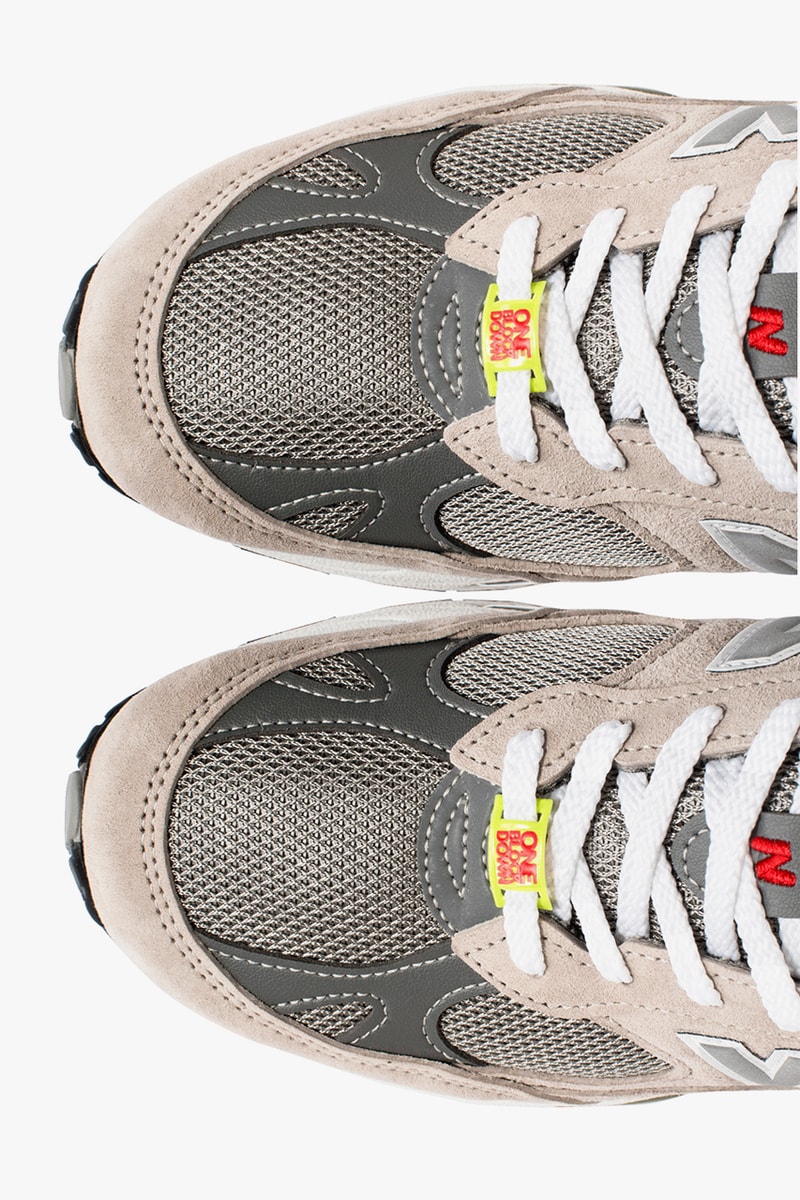 one block down new balance 991 1500 rome italy milan marble gray release information details