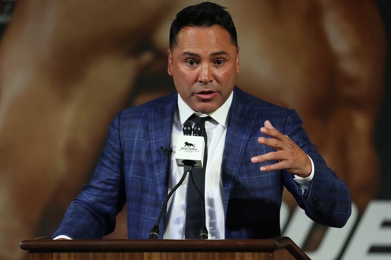 Oscar De la Hoya return to ring boxing Mike Tyson retirement Ryan Garcia Mike Tyson Canelo Alvarez Golovkin 