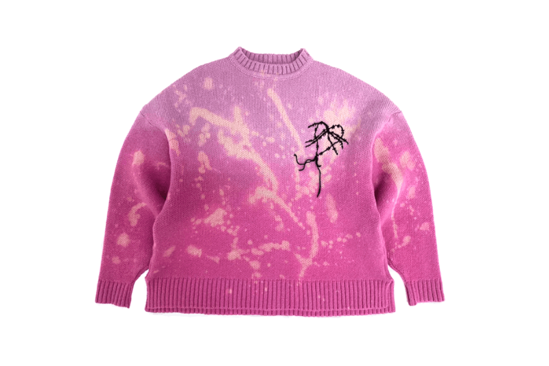 Ottolinger's Charitable Hand-Dyed Sweaters Support HELP REFUGEES/CHOOSE LOVE