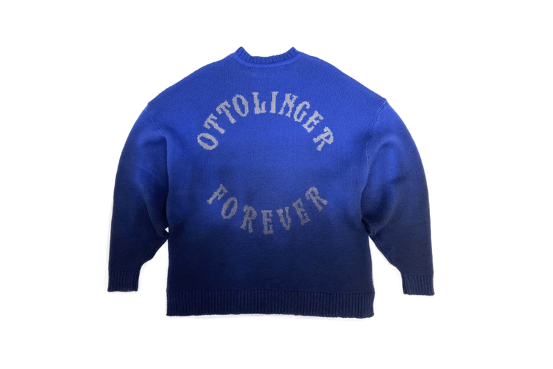 Ottolinger for HELP REFUGEES/CHOOSE LOVE Charity Fundraising Organization Jumper Sweater Sales Profits Proceeds Donations 100 Percent Wool hand Dyed Hand Stitched Embroidered Christa Bösch Cosima Gadient
