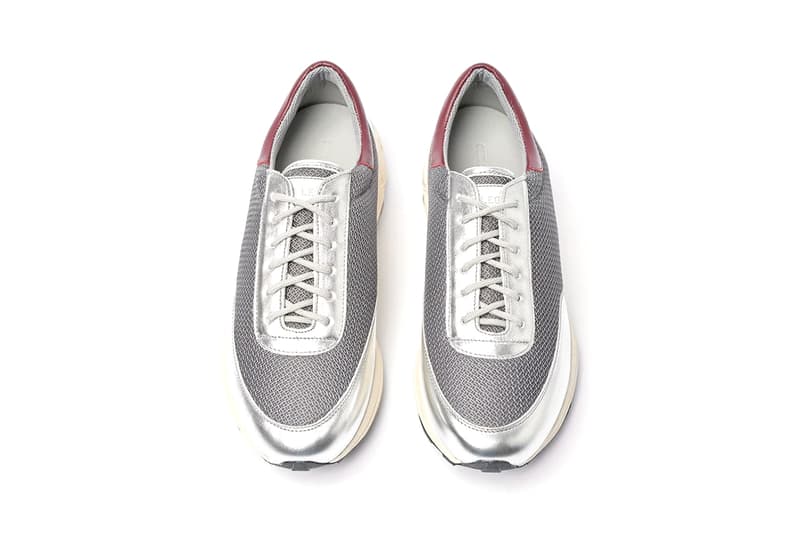 Our Legacy Mono Runner Silver Vibram® RollinGait System 3M Reflective Logo Laces A4207MS OL Stockholm Swedish Chunky FW20 Fall Winter 2020 Footwear Shoes Sneakers Classic Preppy CleanJockum Hallin Cristopher Nying Richardos Klarén