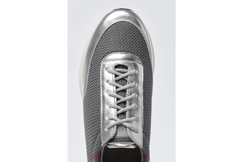 Our Legacy Mono Runner Silver Vibram® RollinGait System 3M Reflective Logo Laces A4207MS OL Stockholm Swedish Chunky FW20 Fall Winter 2020 Footwear Shoes Sneakers Classic Preppy CleanJockum Hallin Cristopher Nying Richardos Klarén