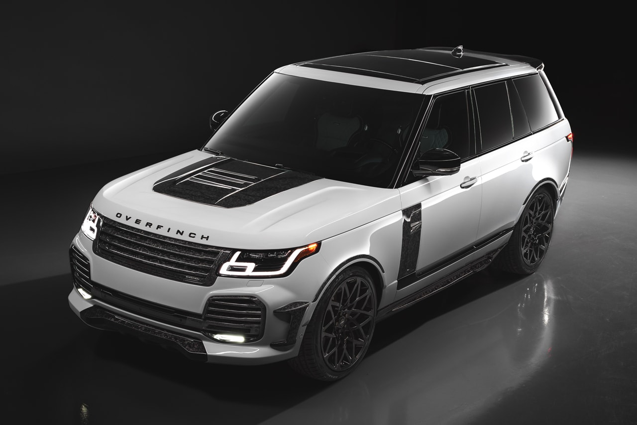 Overfinch Land Rover Range Rover Autobiography SVAutobiography 2021 Velocity Final Edition Crushed Carbon Fiber Body Kit Luxury Tuned SUV 4x4 $285,000 USD V8 Engine Power Speed Performance US USA American Market Cars Automotive British