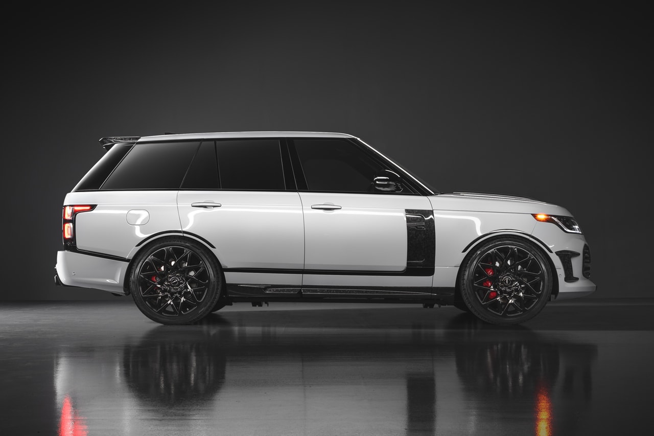 Overfinch Land Rover Range Rover Autobiography SVAutobiography 2021 Velocity Final Edition Crushed Carbon Fiber Body Kit Luxury Tuned SUV 4x4 $285,000 USD V8 Engine Power Speed Performance US USA American Market Cars Automotive British