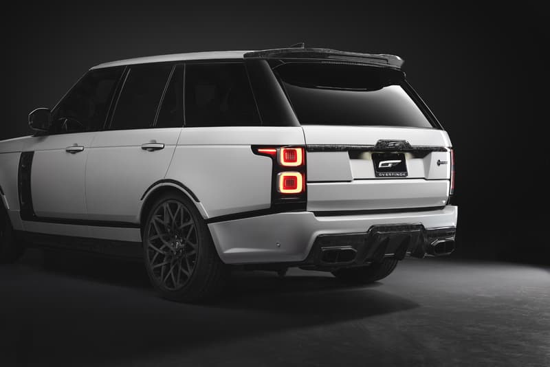 Overfinch Land Rover Range Rover Autobiography SVAutobiography 2021 Velocity Final Edition Crushed Carbon Fiber Body Kit Luxury Tuned SUV 4x4 $285,000 USD V8 Engine Power Speed Performance US USA American Market Cars Automotive British