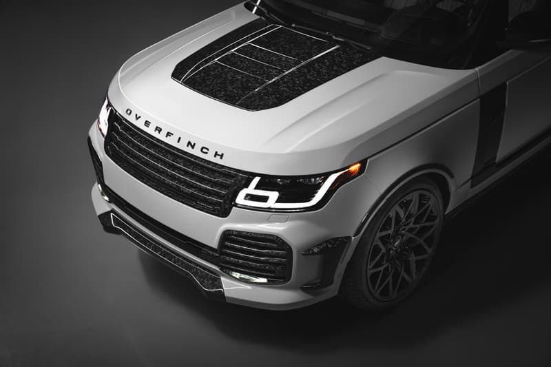 Overfinch Land Rover Range Rover Autobiography SVAutobiography 2021 Velocity Final Edition Crushed Carbon Fiber Body Kit Luxury Tuned SUV 4x4 $285,000 USD V8 Engine Power Speed Performance US USA American Market Cars Automotive British