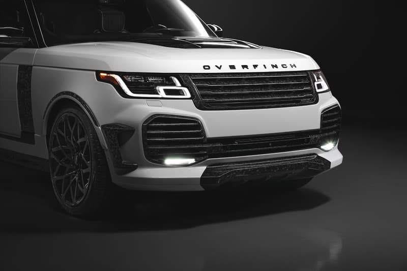 Overfinch Land Rover Range Rover Autobiography SVAutobiography 2021 Velocity Final Edition Crushed Carbon Fiber Body Kit Luxury Tuned SUV 4x4 $285,000 USD V8 Engine Power Speed Performance US USA American Market Cars Automotive British