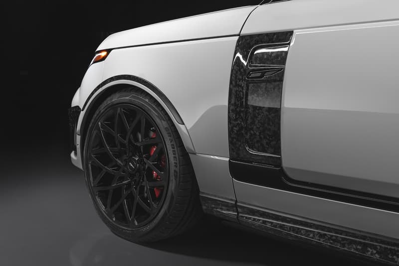 Overfinch Land Rover Range Rover Autobiography SVAutobiography 2021 Velocity Final Edition Crushed Carbon Fiber Body Kit Luxury Tuned SUV 4x4 $285,000 USD V8 Engine Power Speed Performance US USA American Market Cars Automotive British