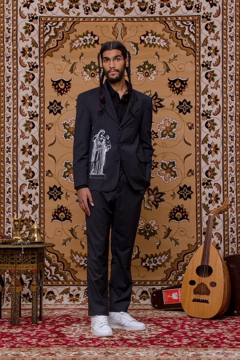 Pacifism Fall/Winter 2020 "Higher Power" Collection Debut Launch Emerging London Designers Upcoming Brand New Young Streetwear Tailored Talal Hizami LFW Mens