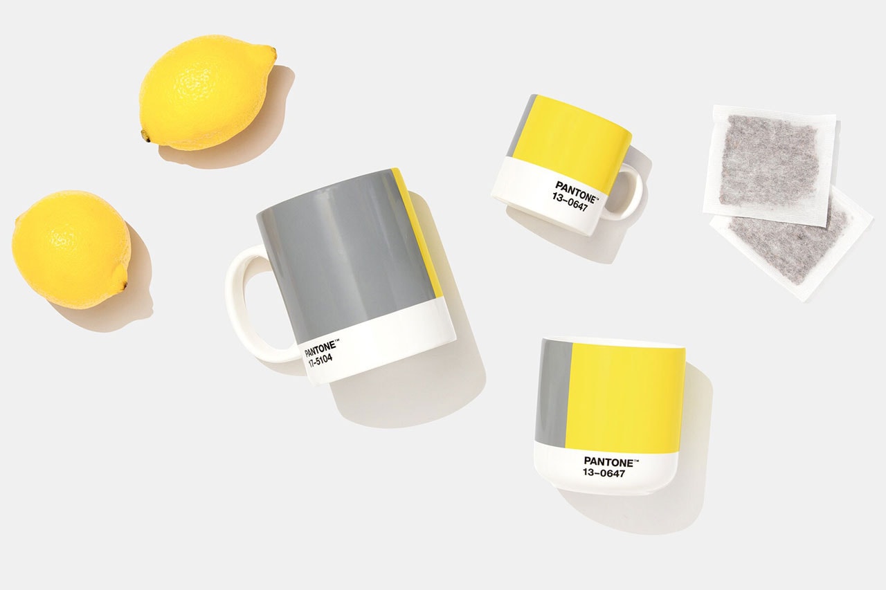 Pantone 2021 Color of the Year "Illuminating," "Ultimate Gray" yellow swatches choice two 17-5104 13-0647