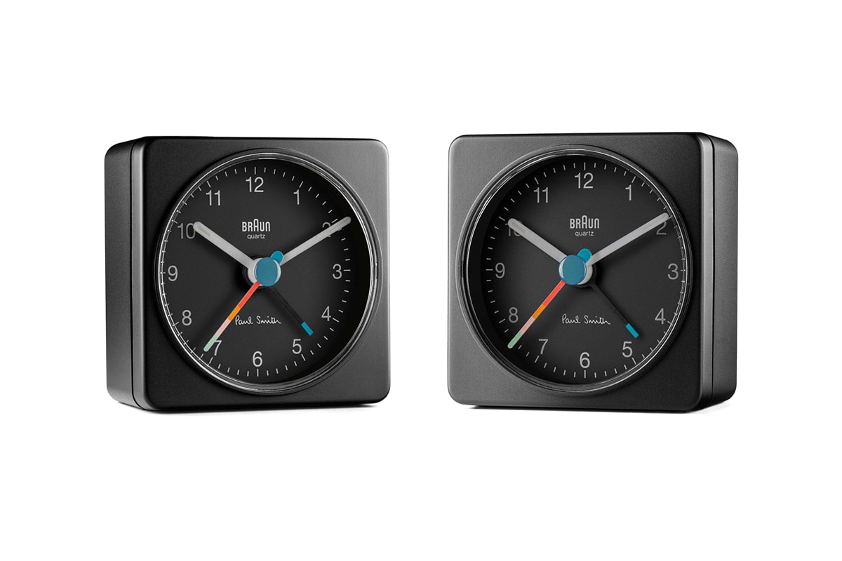 paul smith braun limited edition travel alarm clock wall watch bc02 bc17 bn0032 bauhaus design 