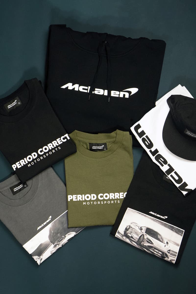 McLaren x Period Correct Merch Collection Drop