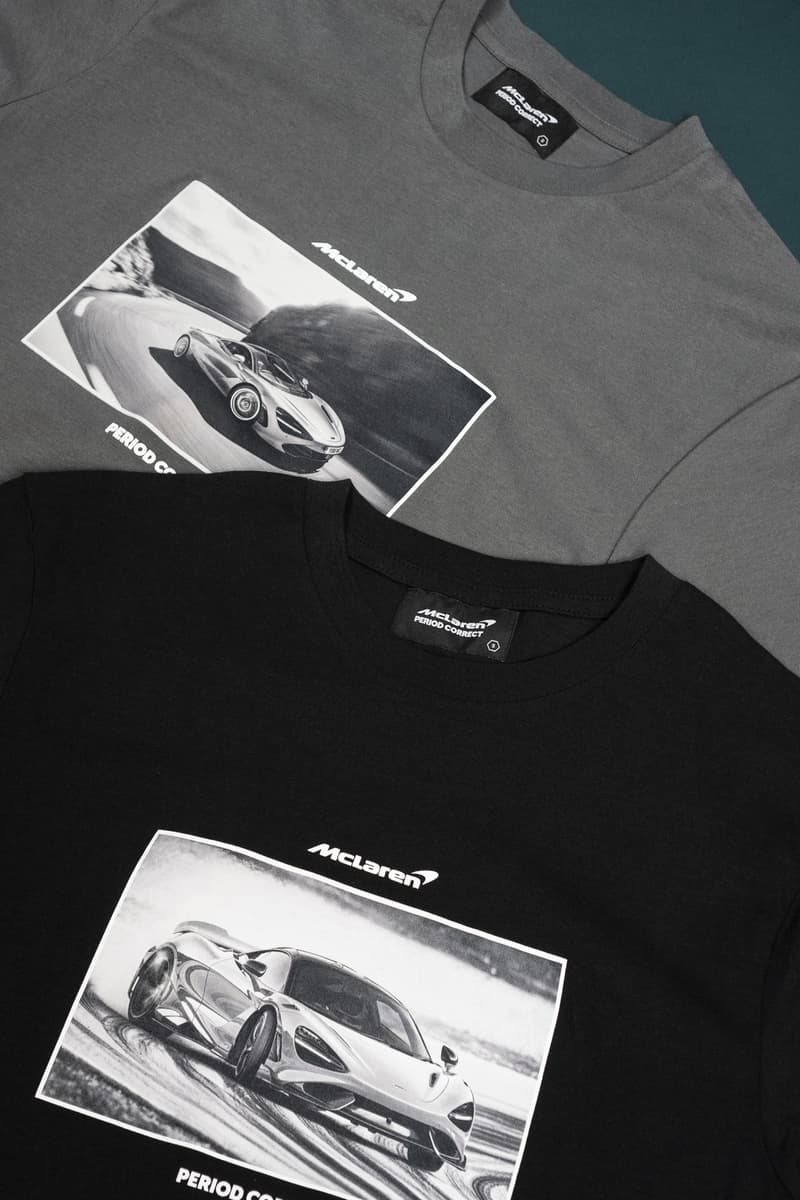 McLaren x Period Correct Merch Collection Drop