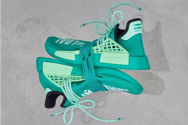 pharrell williams adidas nmd hu green GY0089 vietnamese human race official release date info photos price store list buying guide 