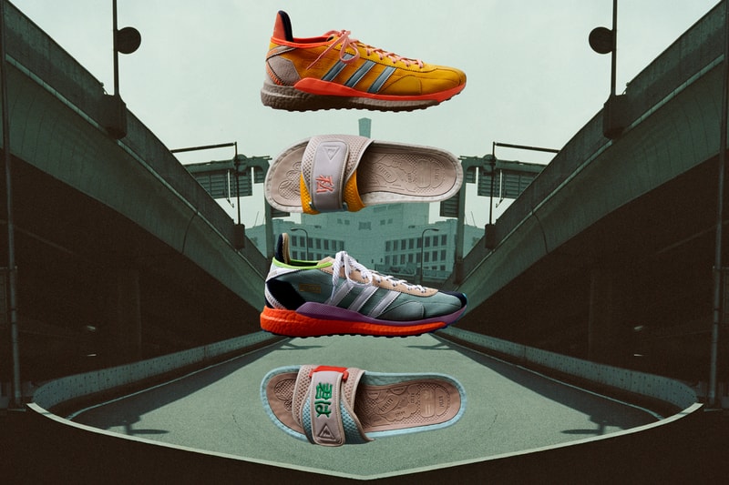 pharrell nigo adidas originals friendship pack tokio solar hu pw boost adilette slide official release date info photos price store list buying guide