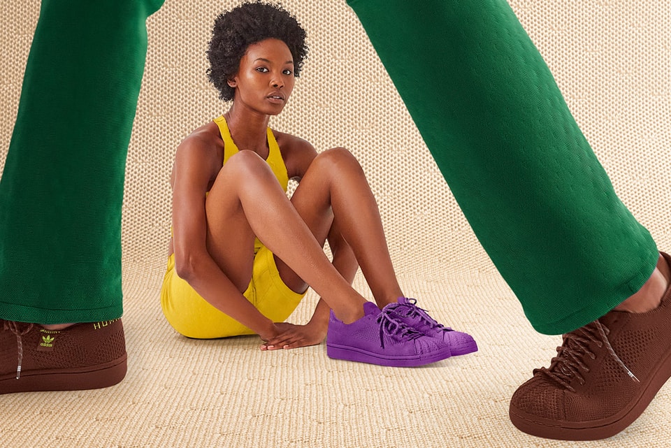 adidas Pharrell Williams Superstar Primeknit Shoes - Gold