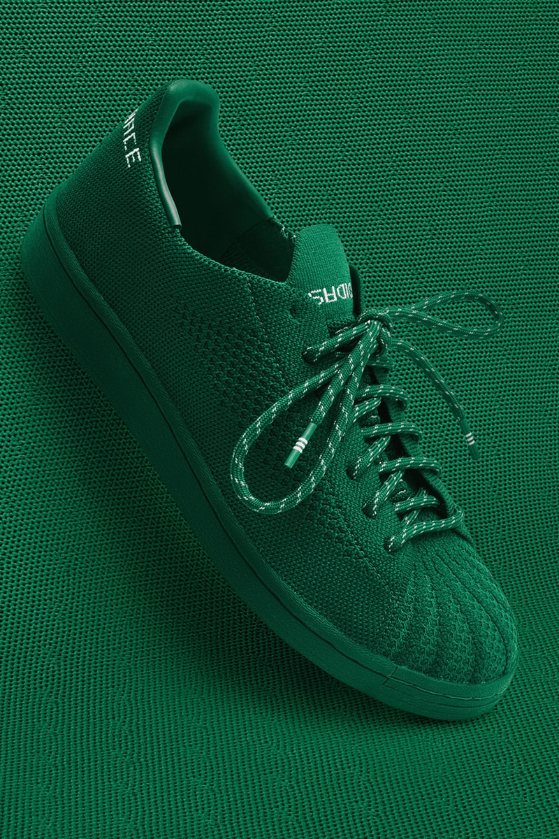 Adidas Human Race Superstar Shoes Mens Size 11 Green Knit Sneakers S42798 Adidas human race superstar - Gem main image 4