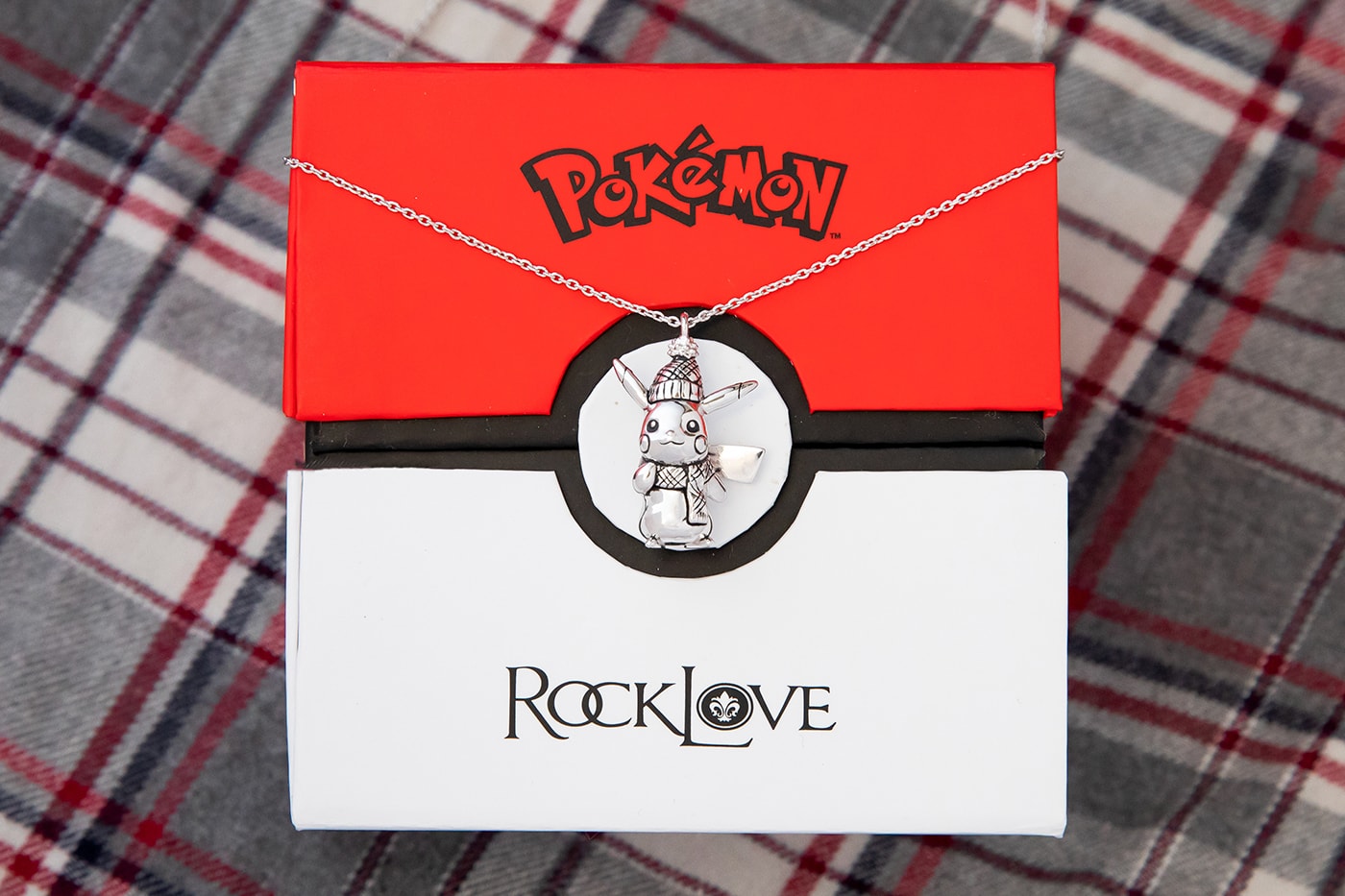 Pokémon RockLove Jewelry Winter 2020 Pikachu Necklace Release Info Buy Price Silver