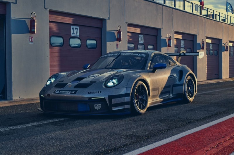 porsche 992 generation 911 gt3 cup racing race car sports 510 horsepower aerodynamic upgrades 