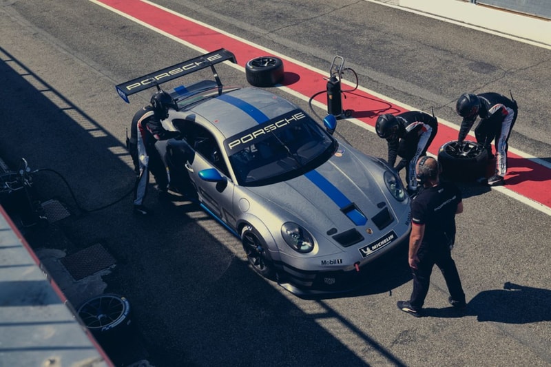 porsche 992 generation 911 gt3 cup racing race car sports 510 horsepower aerodynamic upgrades 