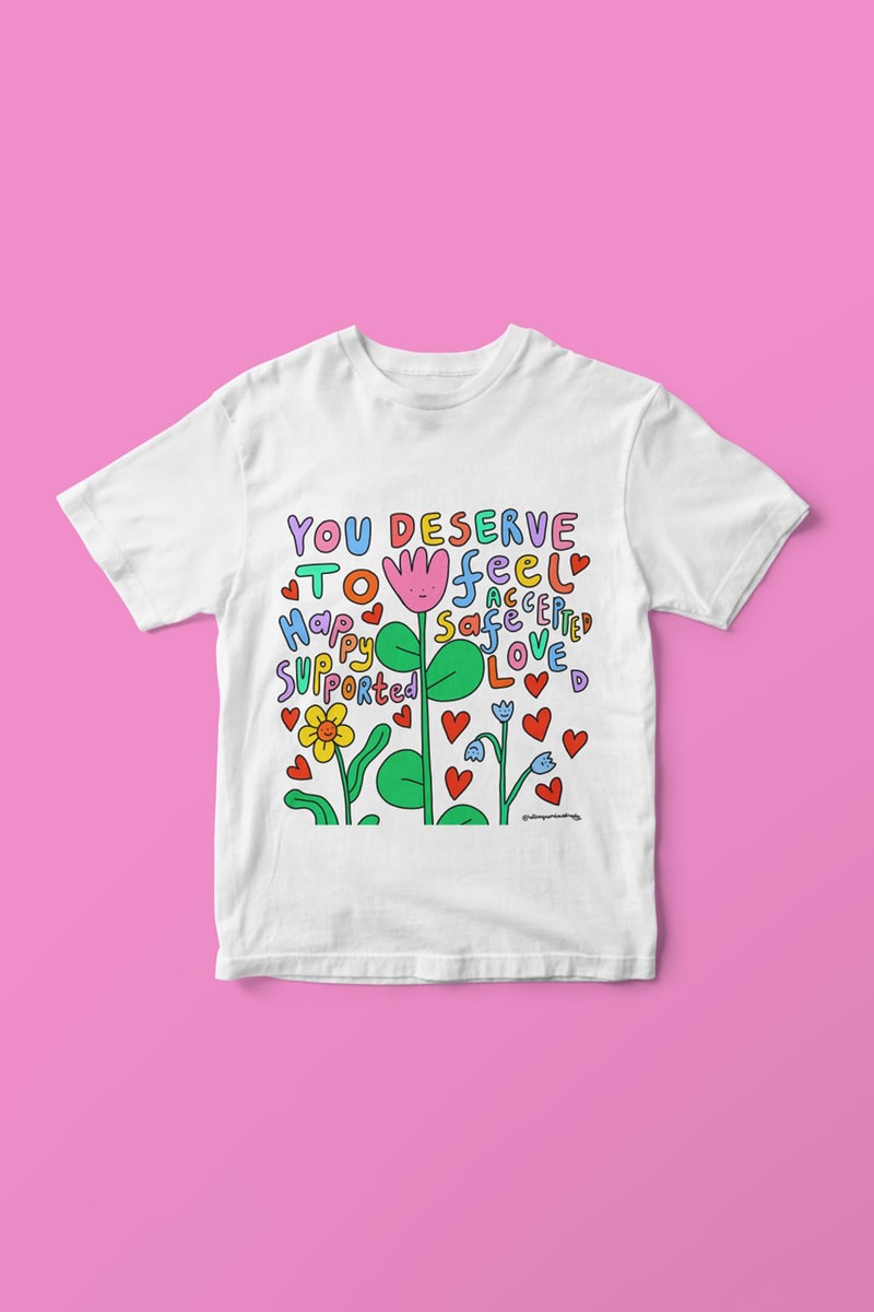 Positive East Pop Up Shop T-Shirt Collaboration HIV/AIDS Awareness LGBTQIA+ Community Artists Art Tees Graphics Activism Fare Ware GOTS Vegan