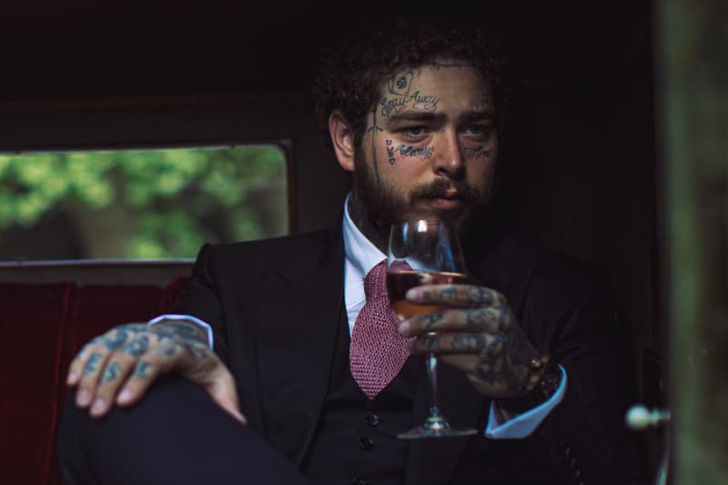 Post Malone Maison No. 9 French Rosé Wine Bottle 750cl Limited Edition UK Launch Alcohol Drinks Beverages Dre London James Morrissey Global Brand Equities