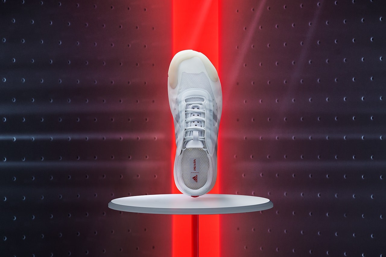 Prada x adidas A+P LUNA ROSSA 21 Sneaker Release Information First Look December 9 2020 Drop Date Closer BOOST PRIMEGREEN Hydrophobic E-TPU 