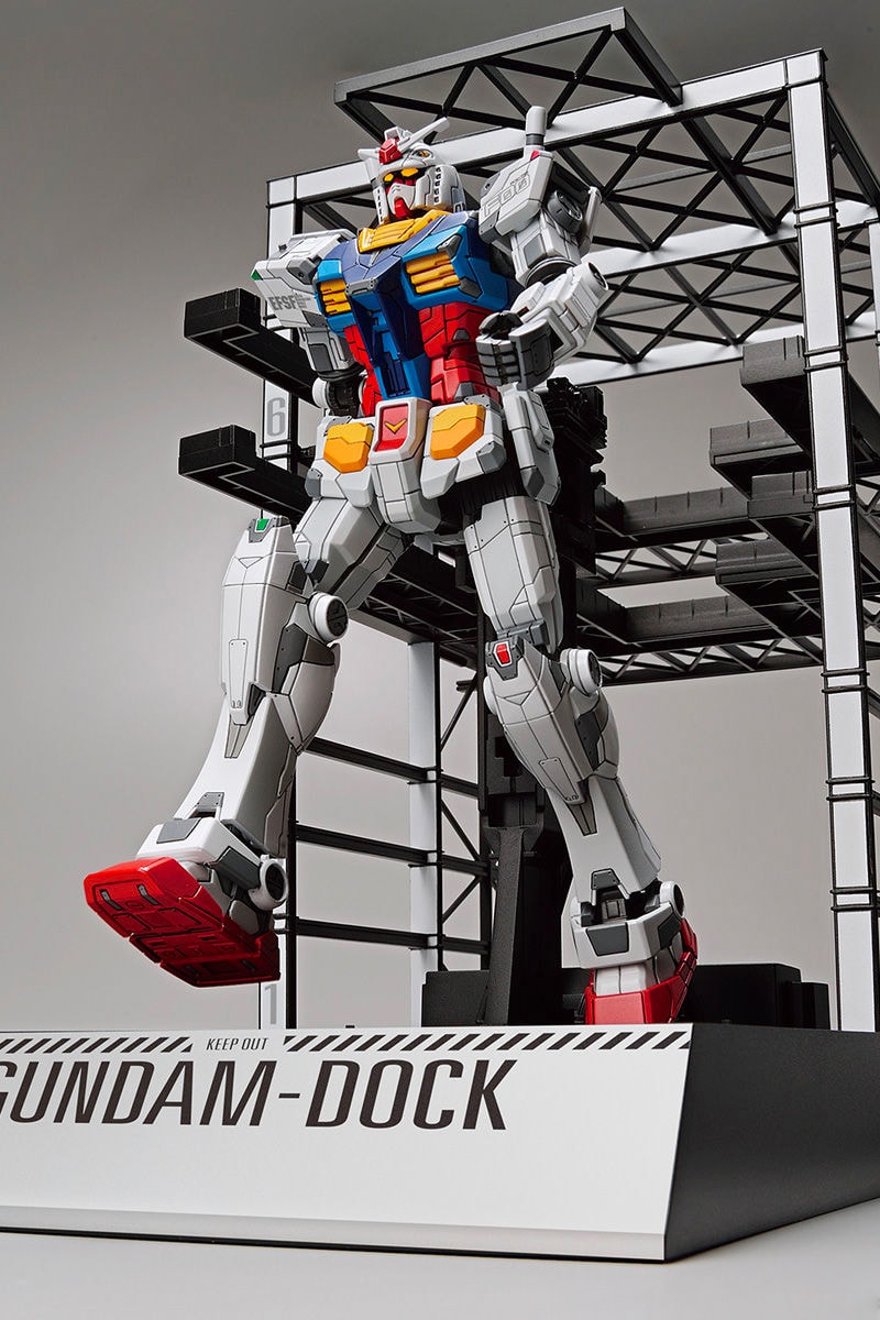 Premium Bandai 1/144 Scale RX-78F00 Gundam factory Yokohama model Premium Bandai Toys Yokohama Japan Figures 