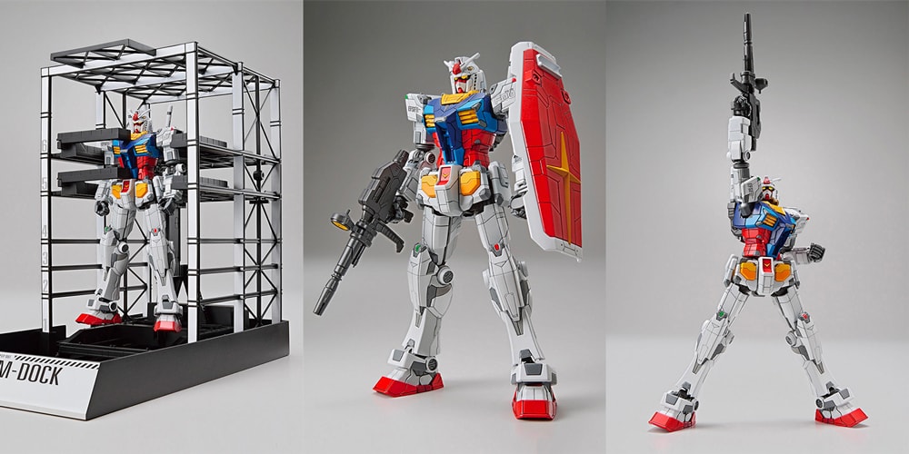 BANDAI GUNDAM FACTORY YOKOHAMA RX-78F00 Gundam & Gundam G-Dock HG Model BANDAI GUNDAM FACTORY YOKOHAMA RX-78F00 Gundam & Gundam G-Dock HG Model